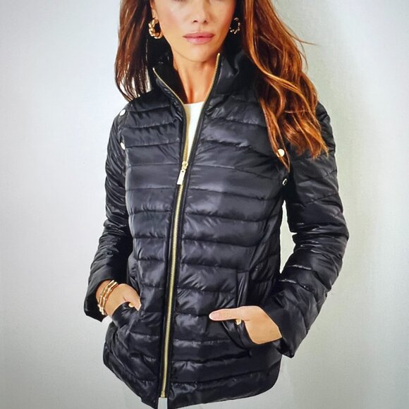 NWT Lilly Pulitzer Tenna Jacket/Vest Noir Black Size 6 - Picture 1 of 2